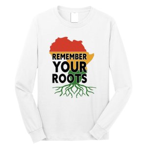 African Roots I'm Black History Melanin African American Long Sleeve Shirt