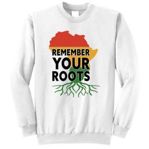 African Roots I'm Black History Melanin African American Sweatshirt