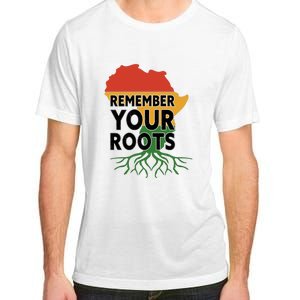 African Roots I'm Black History Melanin African American Adult ChromaSoft Performance T-Shirt