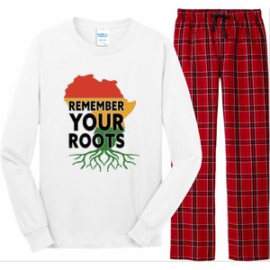 African Roots I'm Black History Melanin African American Long Sleeve Pajama Set