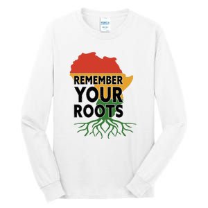 African Roots I'm Black History Melanin African American Tall Long Sleeve T-Shirt