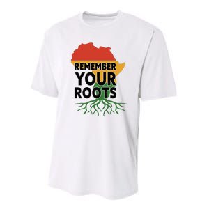 African Roots I'm Black History Melanin African American Performance Sprint T-Shirt