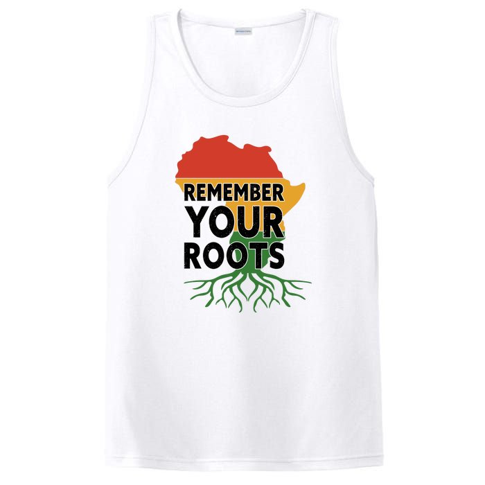 African Roots I'm Black History Melanin African American PosiCharge Competitor Tank