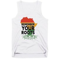 African Roots I'm Black History Melanin African American Tank Top