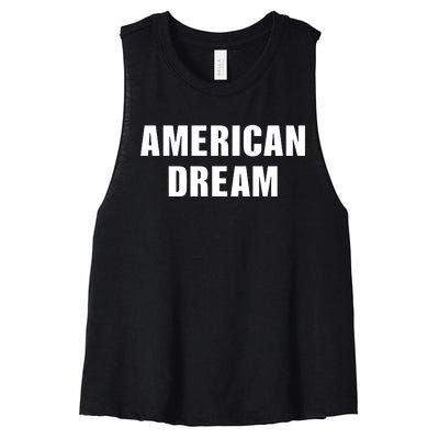 Alessi Rose Is Ruminating American Dream Women's Racerback Cropped Tank