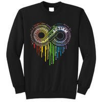 Autism Rainbow Infinity Symbol Asd Awareness Sweatshirt