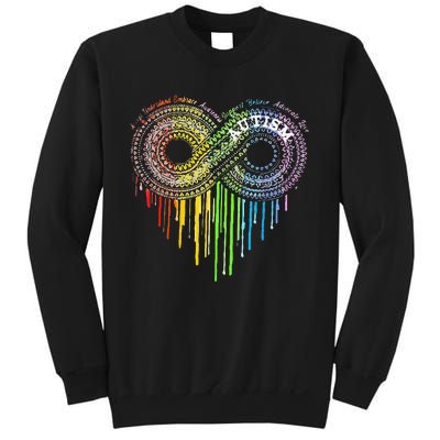 Autism Rainbow Infinity Symbol Asd Awareness Sweatshirt