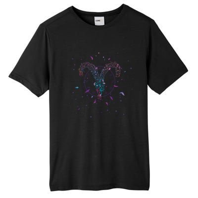 Aries Floral Zodiac Tall Fusion ChromaSoft Performance T-Shirt