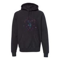 Aries Floral Zodiac Premium Hoodie