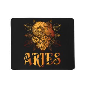 Aries goat Zodiac Mousepad