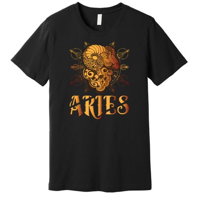 Aries goat Zodiac Premium T-Shirt