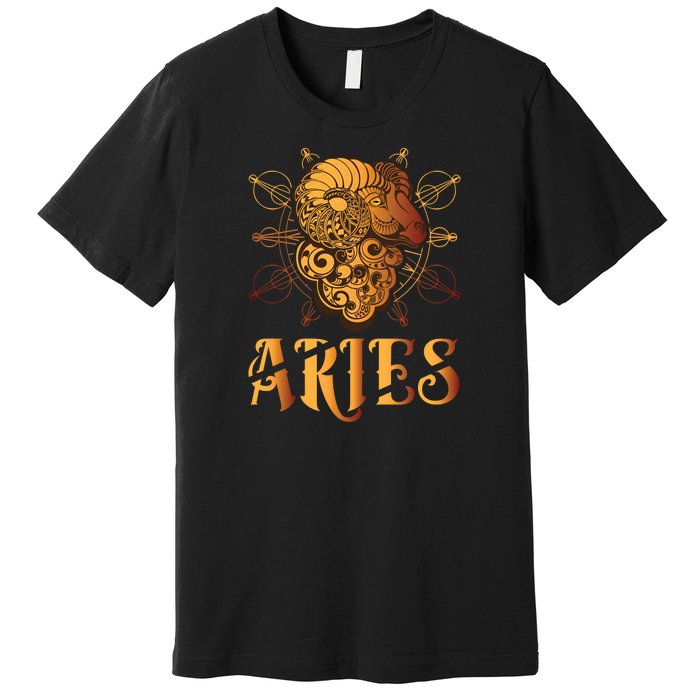 Aries goat Zodiac Premium T-Shirt