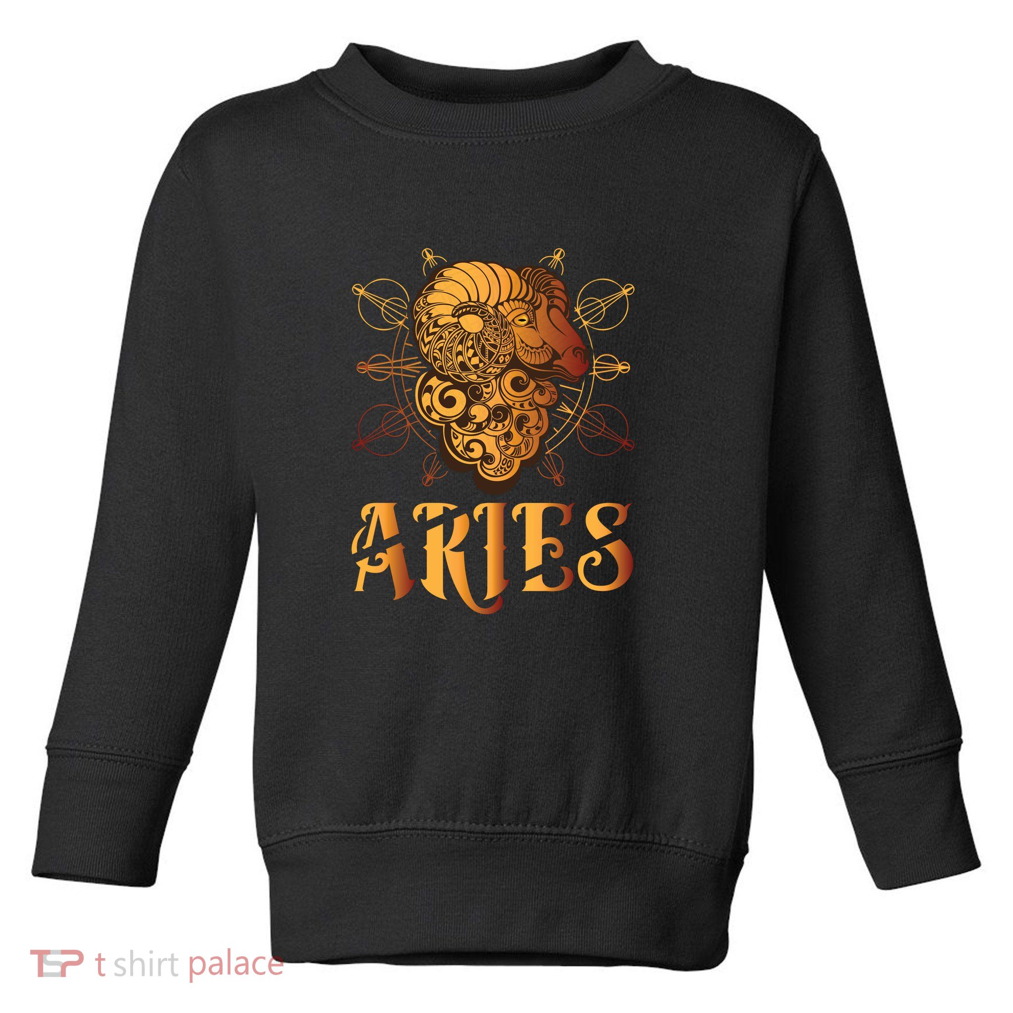 Aries goat Zodiac Toddler Sweatshirt