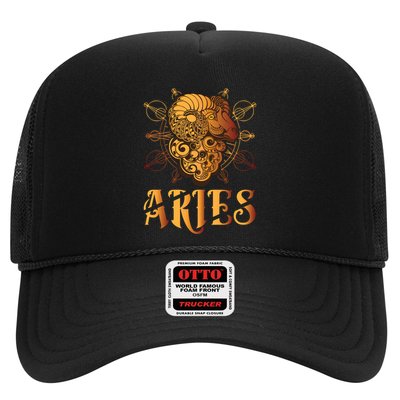 Aries goat Zodiac Trucker Hat