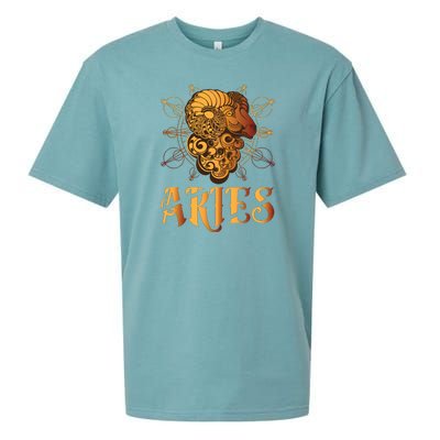 Aries goat Zodiac Sueded Cloud Jersey T-Shirt