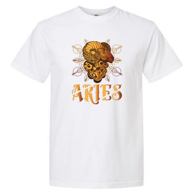 Aries goat Zodiac Garment-Dyed Heavyweight T-Shirt