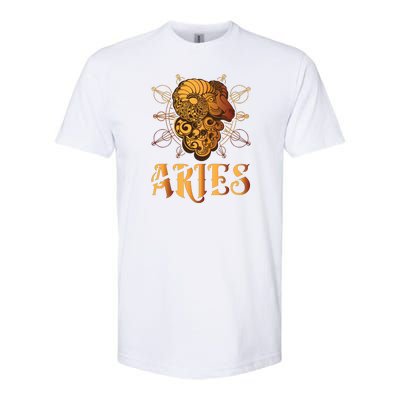 Aries goat Zodiac Softstyle® CVC T-Shirt