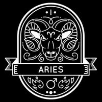 Aries Zodiac Symbol Design Zip Tote Bag