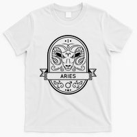 Aries Zodiac Symbol Design T-Shirt
