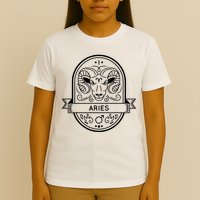 Aries Zodiac Symbol Design T-Shirt