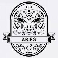 Aries Zodiac Symbol Design Kids T-Shirt