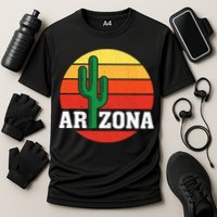 Arizona Cactus Sunset Cooling Performance Crew T-Shirt