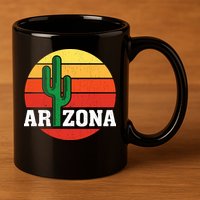 Arizona Cactus Sunset 11oz C Handle Ceramic Mug
