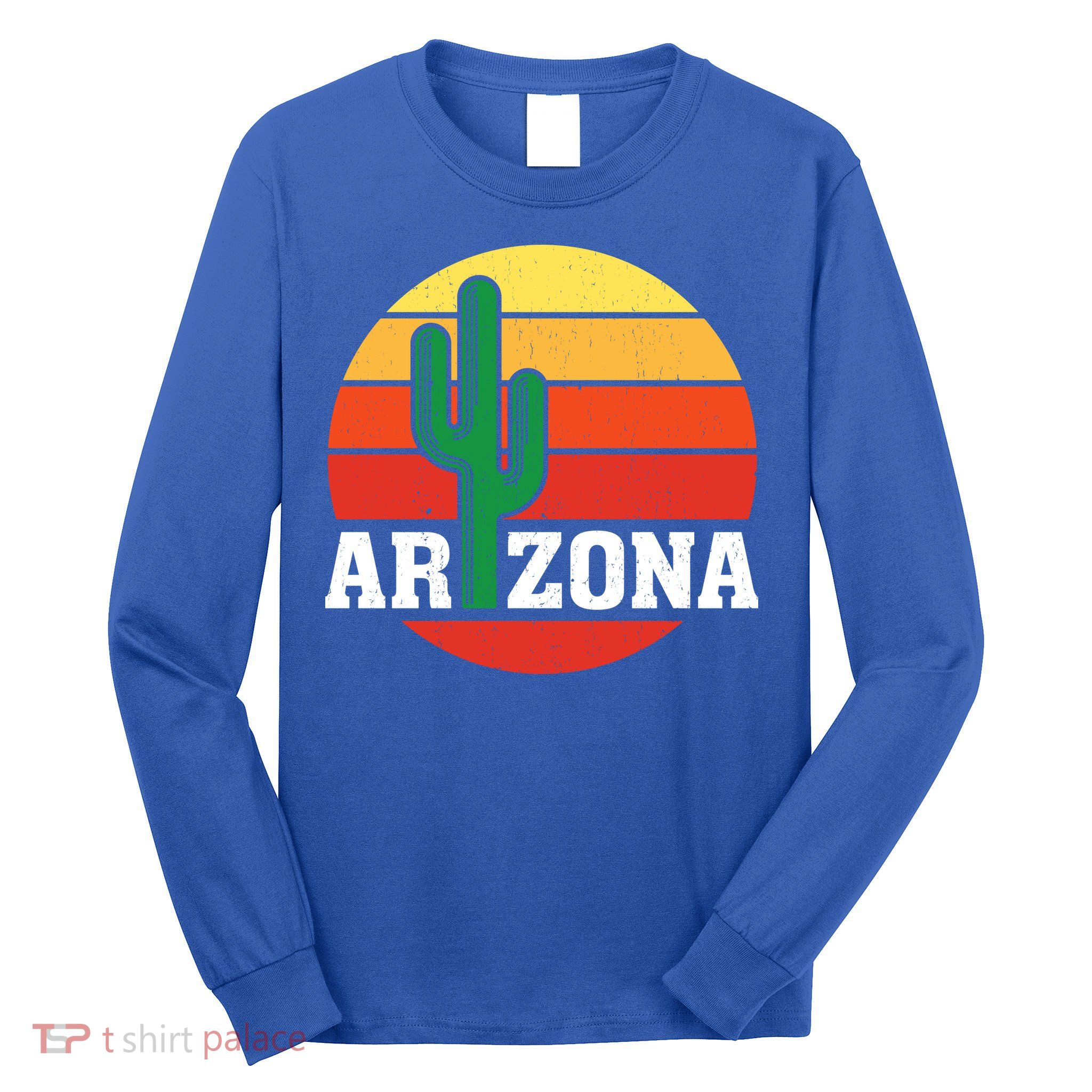 Arizona Cactus Sunset Long Sleeve Shirt