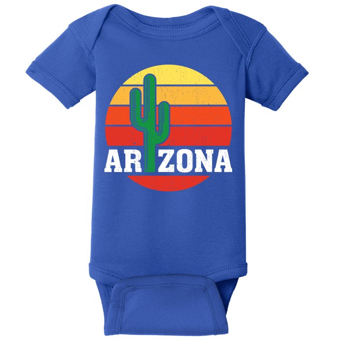 Arizona Cactus Sunset Baby Bodysuit