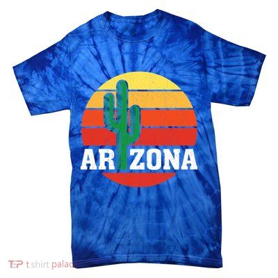 Arizona Cactus Sunset Tie-Dye T-Shirt