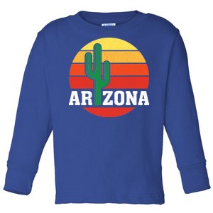 Arizona Cactus Sunset Toddler Long Sleeve Shirt