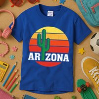 Arizona Cactus Sunset Kids T-Shirt