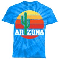 Arizona Cactus Sunset Kids Tie-Dye T-Shirt