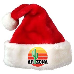 Arizona Cactus Sunset Premium Christmas Santa Hat