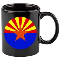 Arizona Circle Flag 11oz C Handle Ceramic Mug