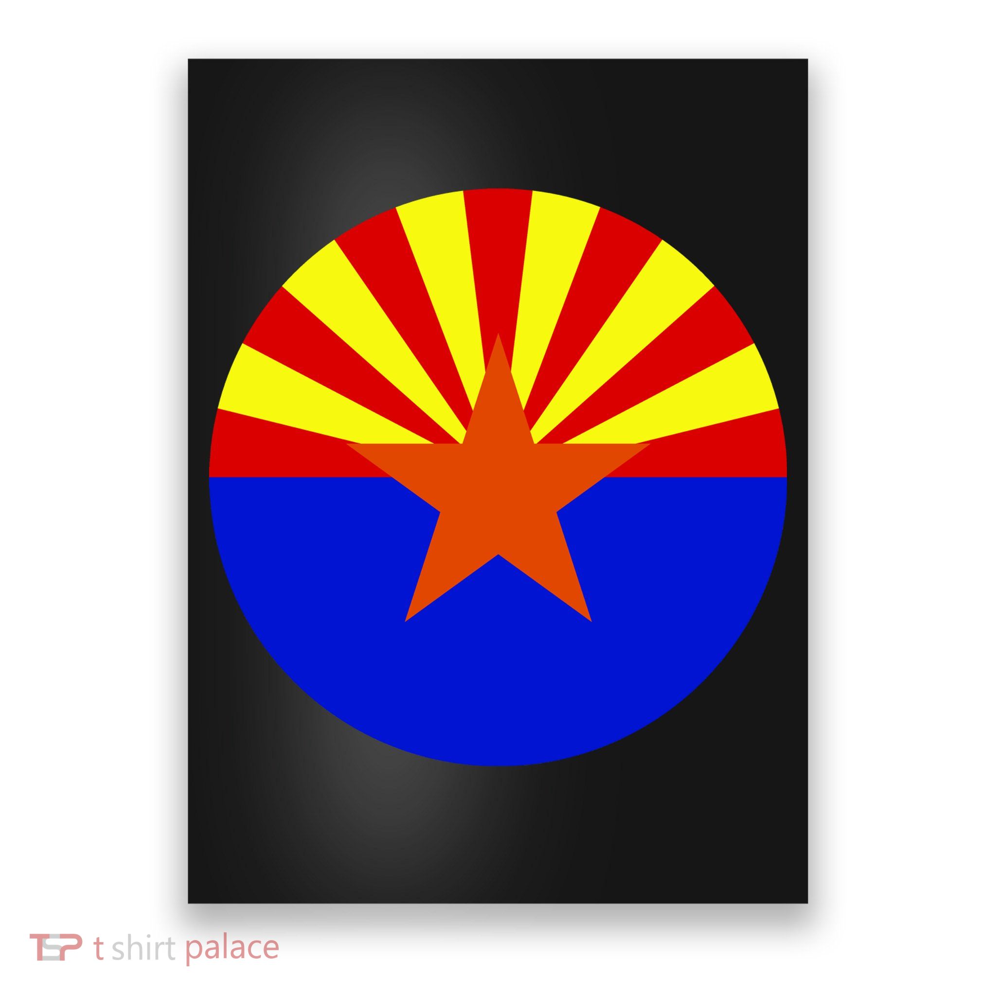 Arizona Circle Flag Poster