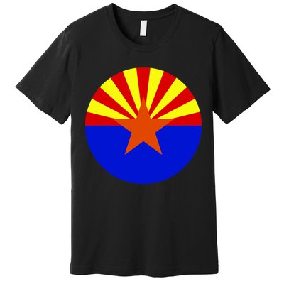 Arizona Circle Flag Premium T-Shirt
