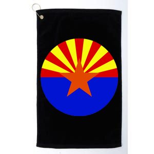 Arizona Circle Flag Platinum Collection Golf Towel