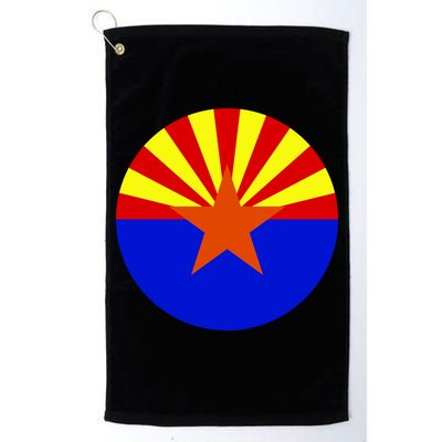 Arizona Circle Flag Golf Towel