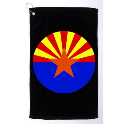 Arizona Circle Flag Platinum Collection Golf Towel