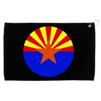 Arizona Circle Flag Grommeted Golf Towel