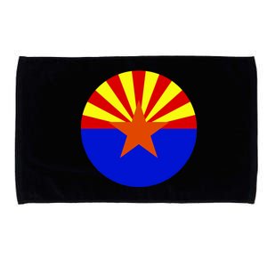 Arizona Circle Flag Microfiber Hand Towel