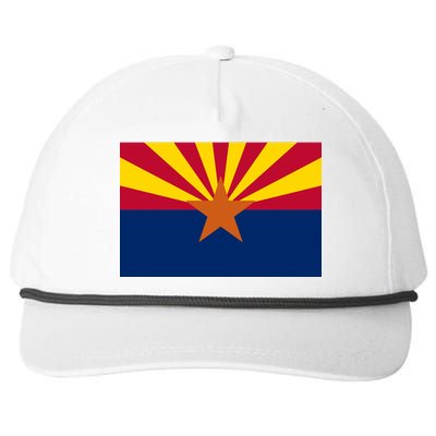 Arizona Flag Snapback Five-Panel Rope Hat