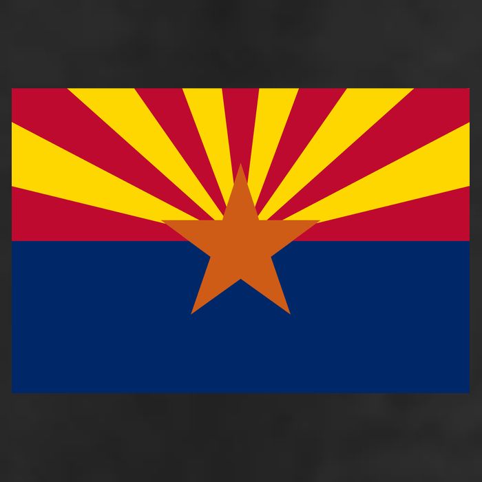 Arizona Flag Adult Drive Performance Visor