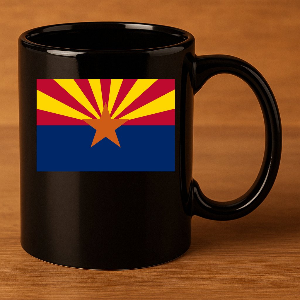 Arizona Flag 11oz C Handle Ceramic Mug