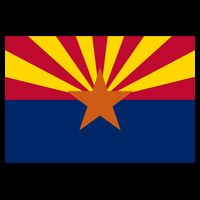 Arizona Flag Drawstring Bag