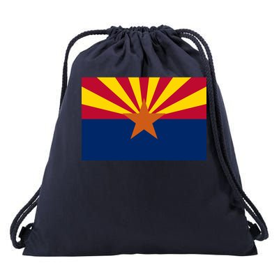 Arizona Flag Drawstring Bag