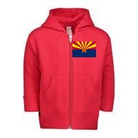 Arizona Flag Toddler Zip Fleece Hoodie