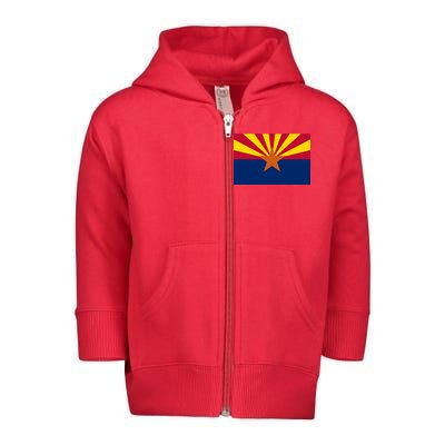 Arizona Flag Toddler Zip Fleece Hoodie