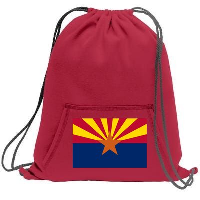 Arizona Flag Sweatshirt Cinch Pack Bag